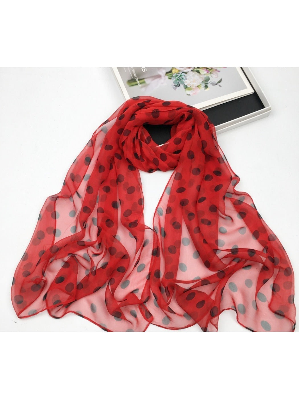 Scarvii - Polka Dot Scarf -  Classic &amp; Versatile