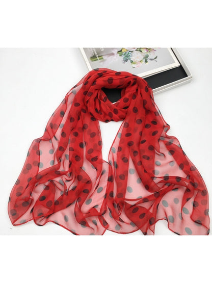 Scarvii - Polka Dot Scarf -  Classic &amp; Versatile