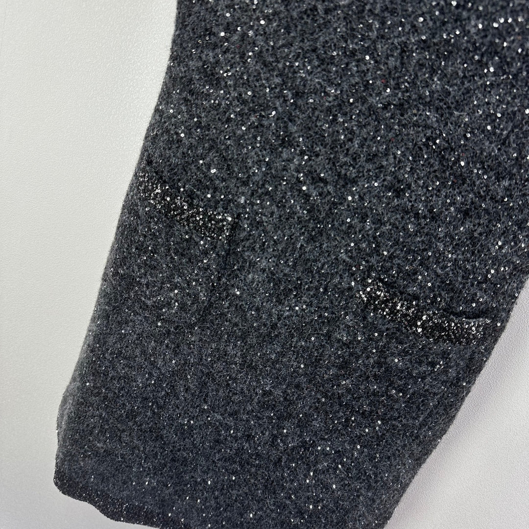 CC 26C Vest Dress Dark Grey Sequin Tweed 349039
