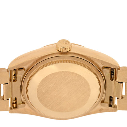 18K Yellow Gold 36mm Oyster Perpetual Day-Date President Watch Silver 18038