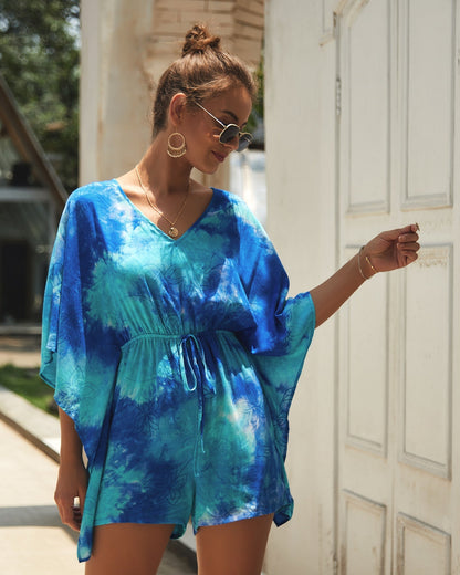 Summer Bohemian Print Vacation Women'S Jumpsuit