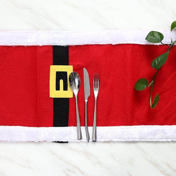 180X35Cm Christmas Table Runner Table Mat Set Cotton Tablecloth