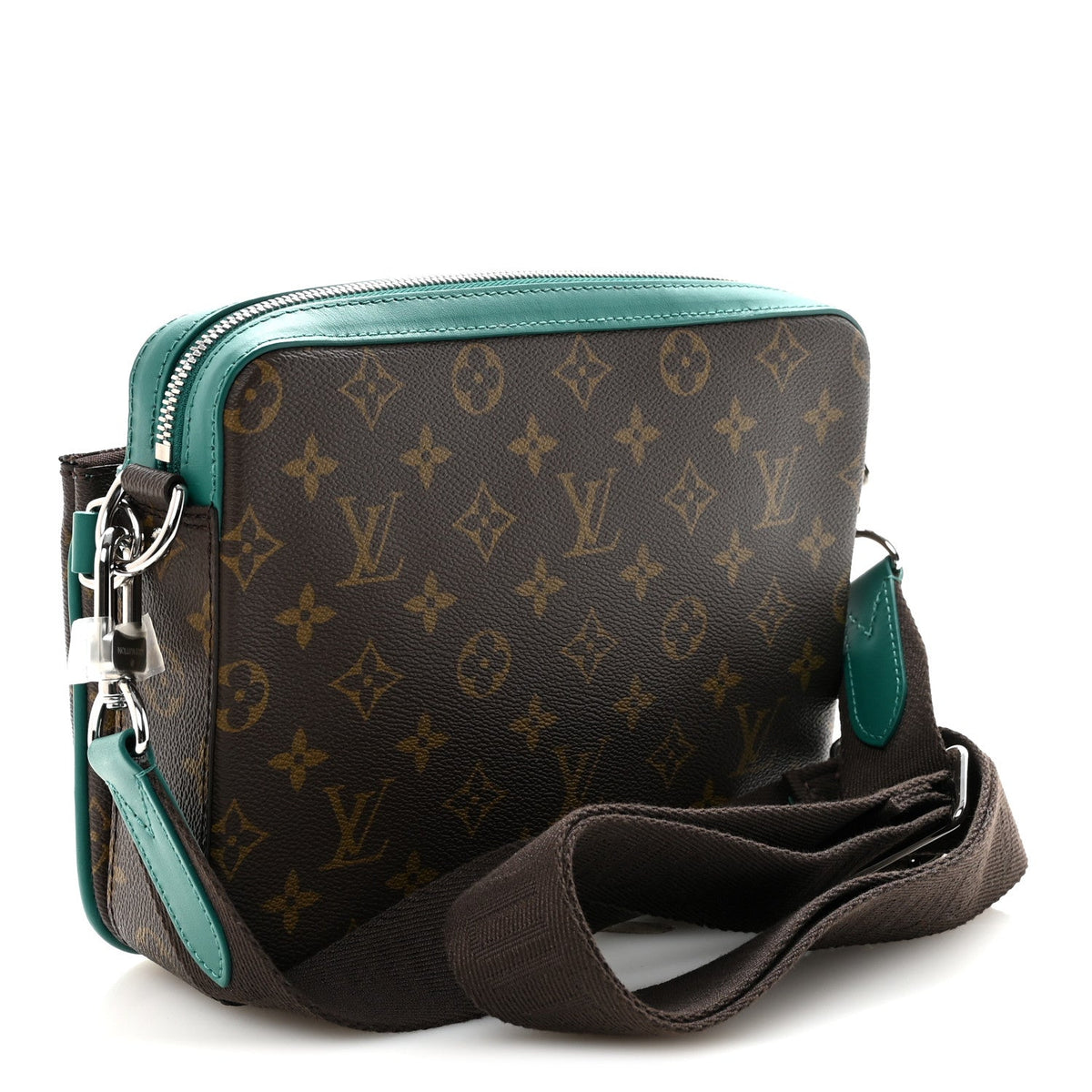 Monogram Macassar Trio Messenger Borneo Green