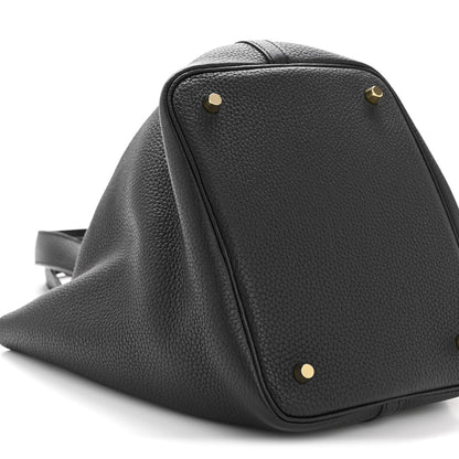 Taurillon Clemence Picotin Lock 22 MM Black