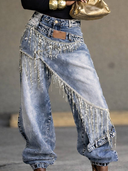 Camila Fringed Jeans