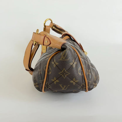 Louis Vuitton brown monogram quilted shoulder bag
