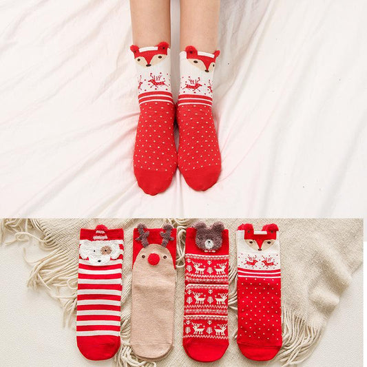 Christmas Autumn And Winter Cartoon  Stockings