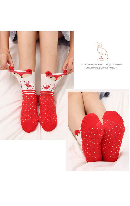 Christmas Autumn And Winter Cartoon  Stockings