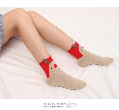 Christmas Autumn And Winter Cartoon  Stockings