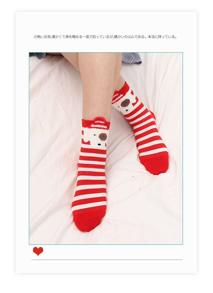 Christmas Autumn And Winter Cartoon  Stockings