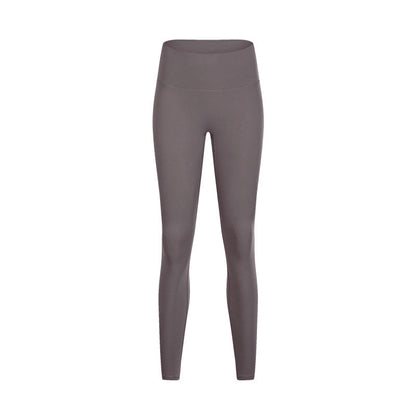 Yoga Pants Women Without Embarrassment Line High Waist Lift Hip Elastic Fitness Exercise Nine-Point Pants