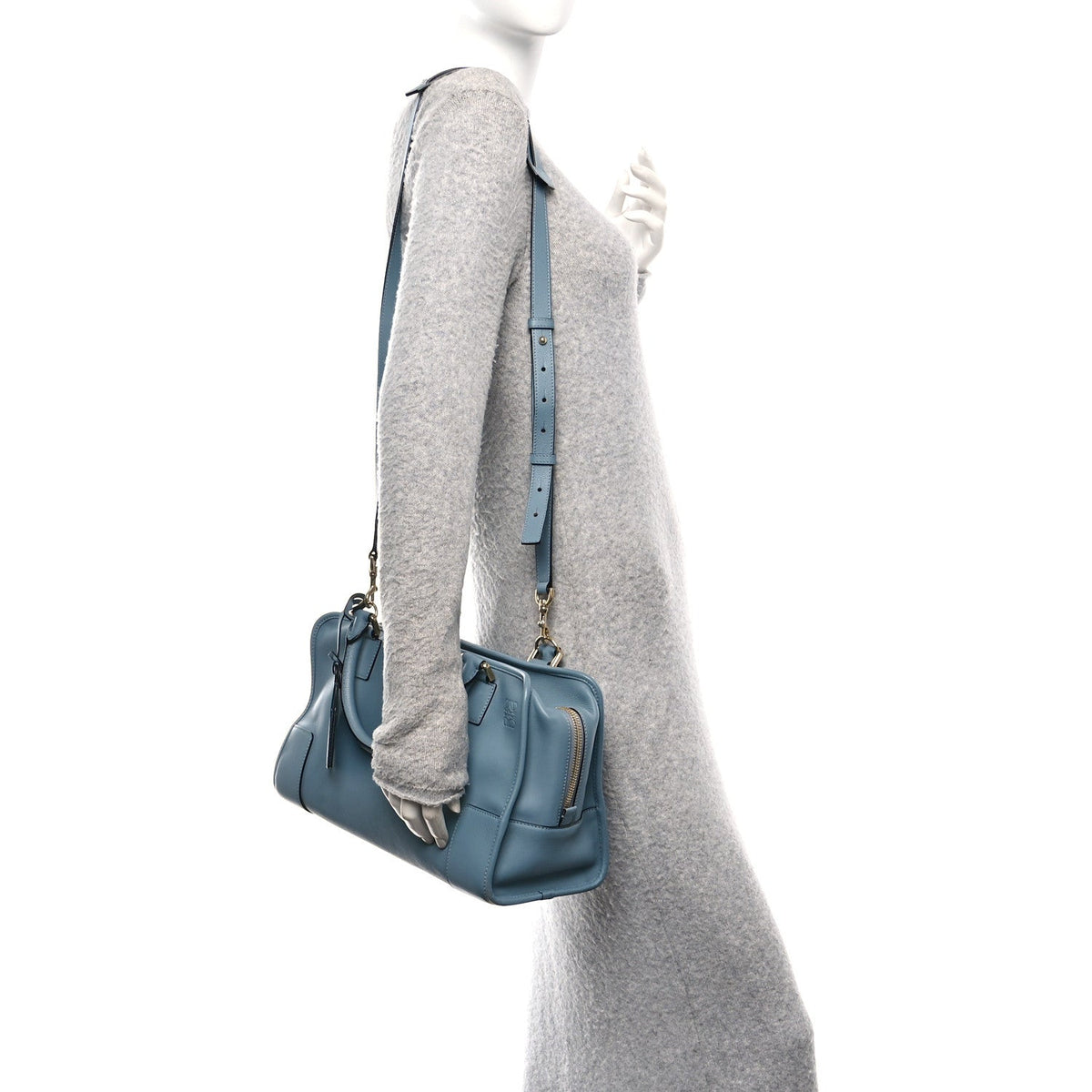 Calfskin Amazona 36 Blue