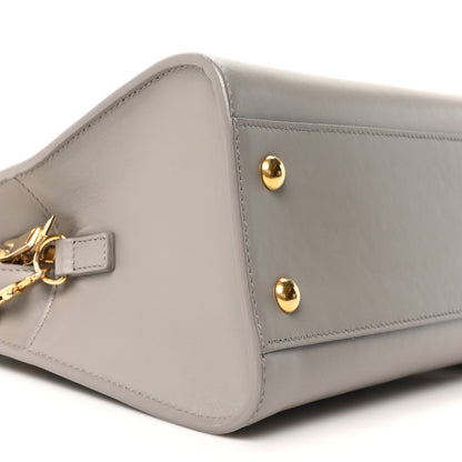 Calfskin Baby Monogram Downtown Cabas Oyster Grey