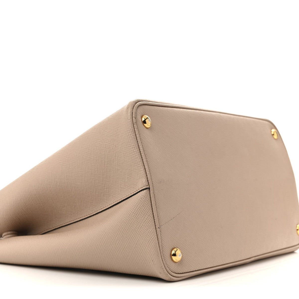 Saffiano Cuir Medium Double Bag Cipria