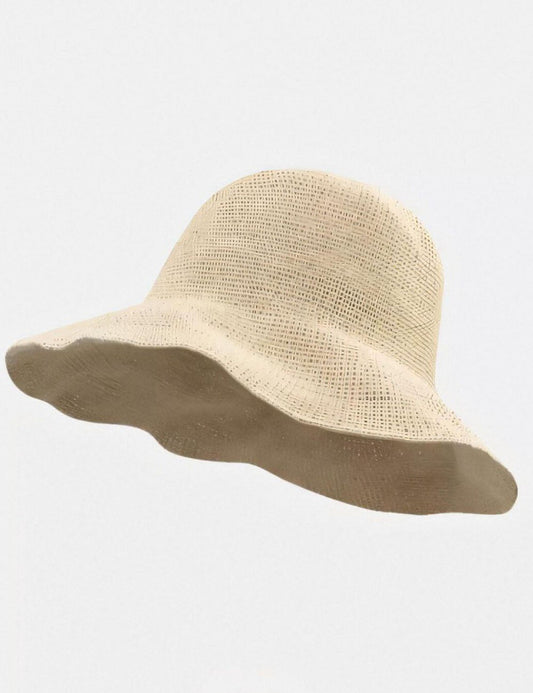 Casual Wide Brim Handwoven Straw Bucket Hat