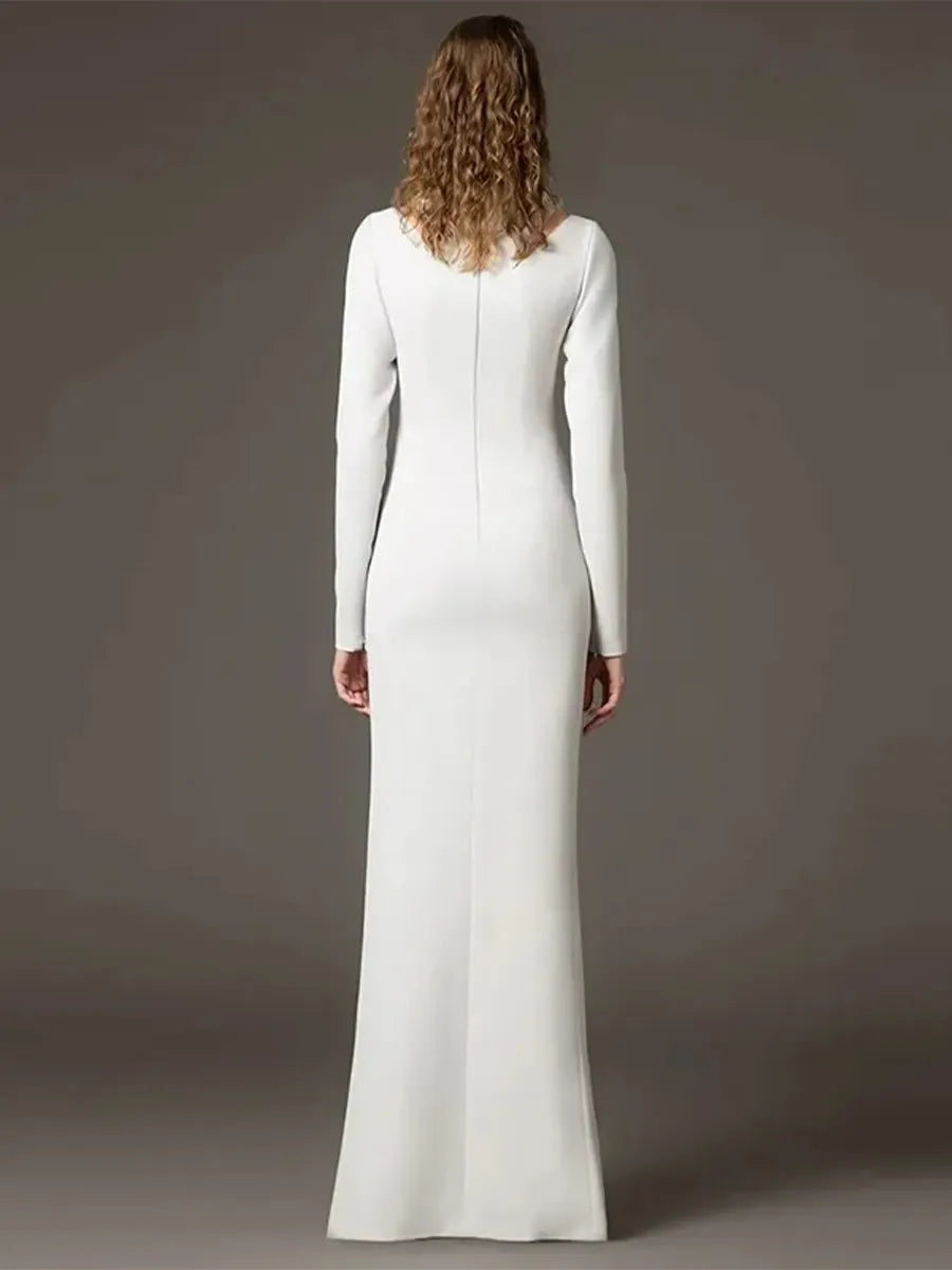 Isla Maxi Dress In Grey