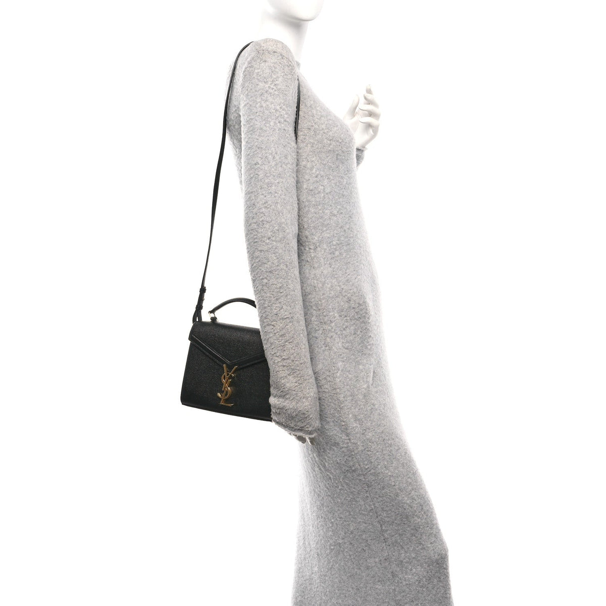 Grain de Poudre Mini Classic Monogram Cassandra Top Handle Black