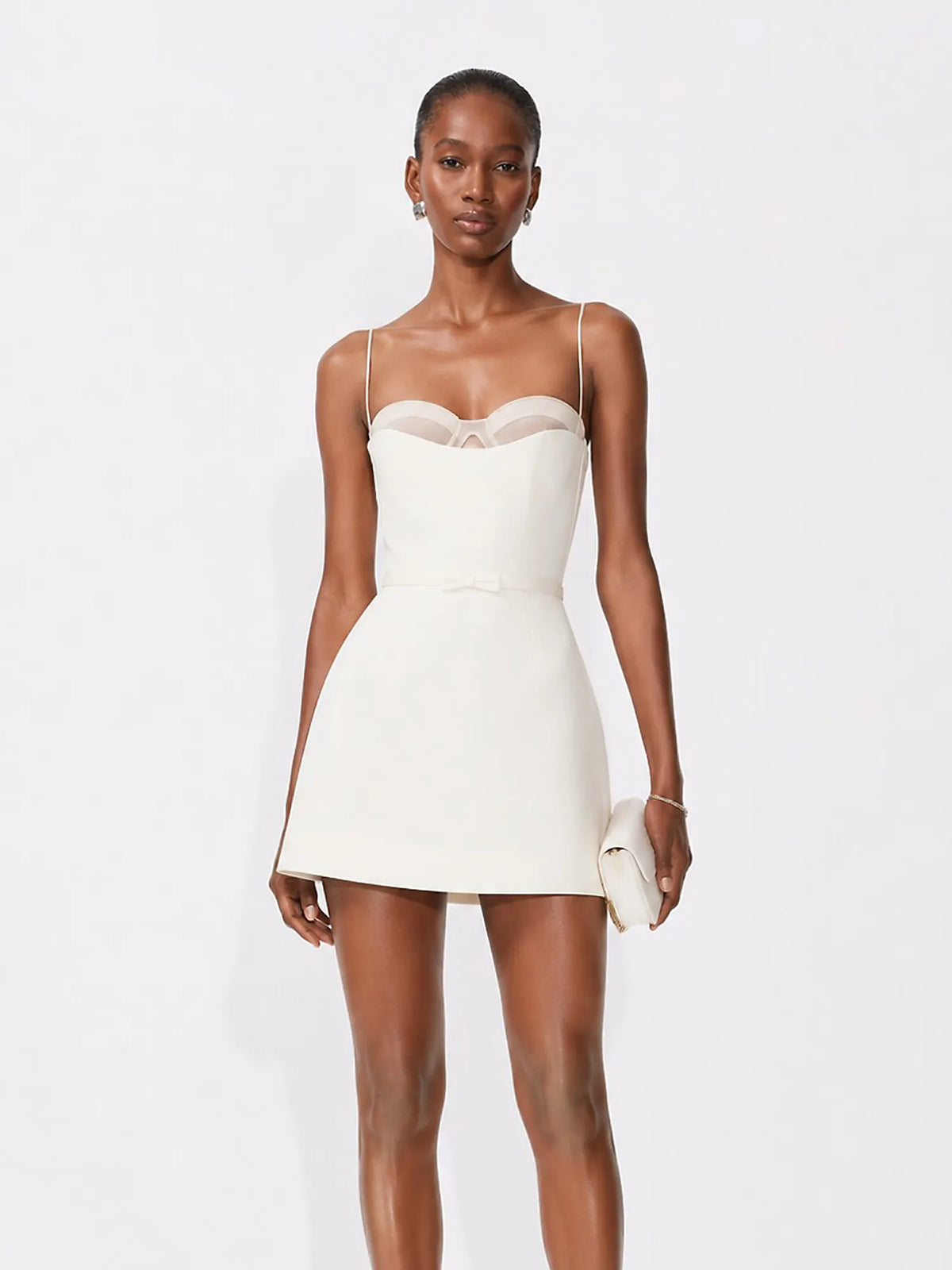 Nala Color-block Camisole Mini Dress