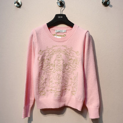 CD 25 Knit Sweater Pink Wool 320040