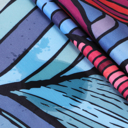 Portable Printed Yoga Towel Non-Slip Design Supports Custom Pattern Design Digital Printed Yoga Towel Yoga Mat 34