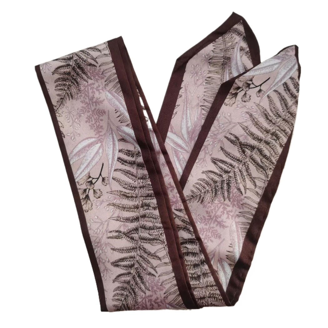 Scarvii - Plant-Print Neck Scarf - Classic &amp; Soft