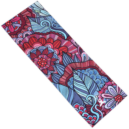 Portable Printed Yoga Towel Non-Slip Design Supports Custom Pattern Design Digital Printed Yoga Towel Yoga Mat 34