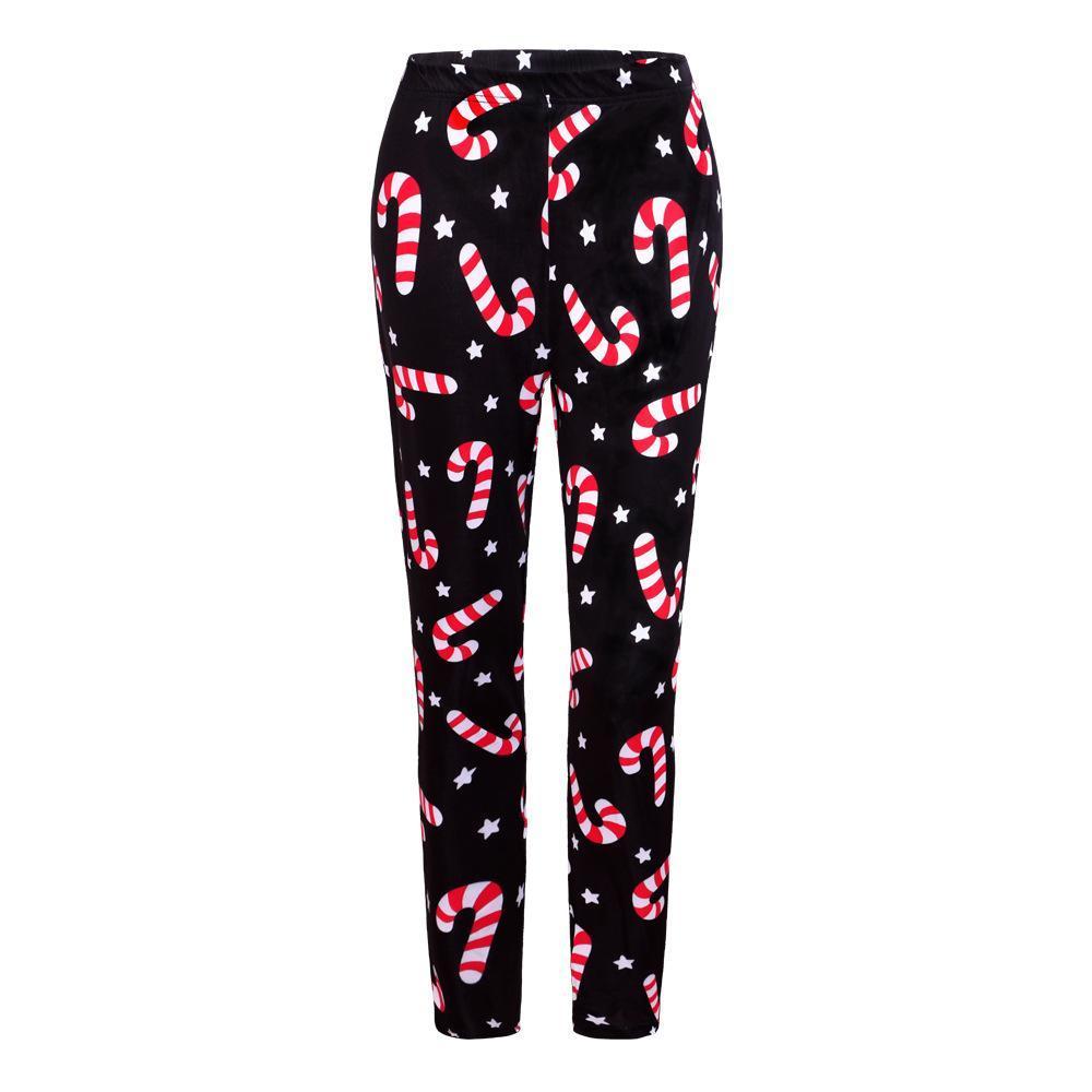 Autumn Winter New Dress Christmas Dress Print Slim Leggings