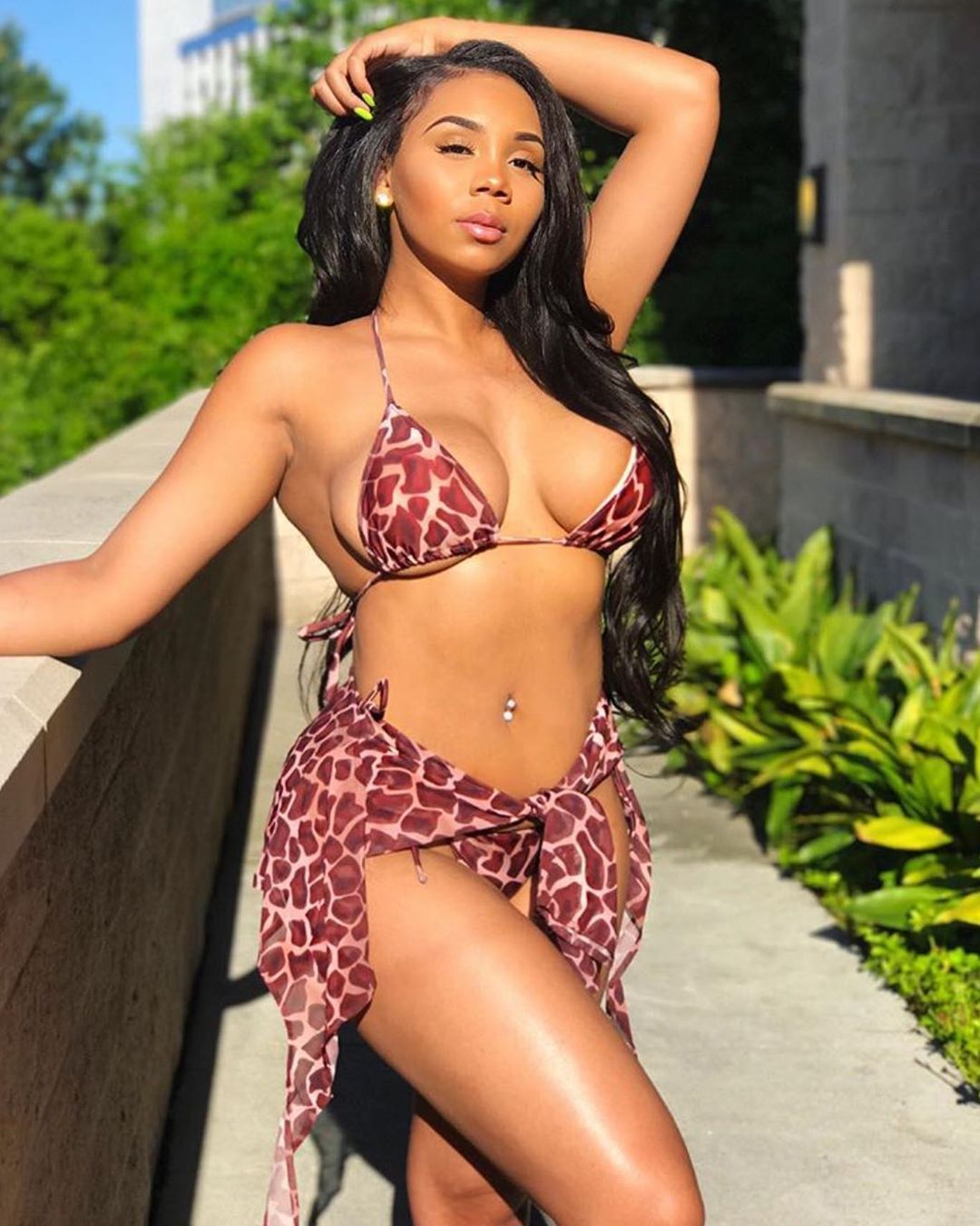 New Style Swimsuit Bikini Three-Piece Mesh Swimwear