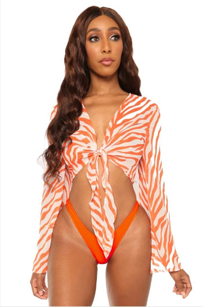 New Style Swimsuit Bikini Three-Piece Mesh Swimwear