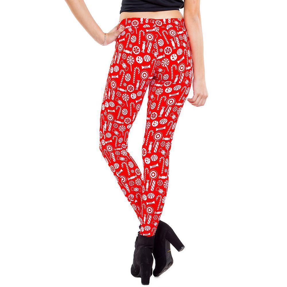 Autumn Winter New Dress Christmas Dress Print Slim Leggings