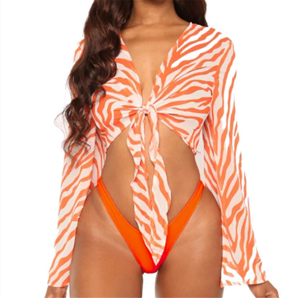 New Style Swimsuit Bikini Three-Piece Mesh Swimwear