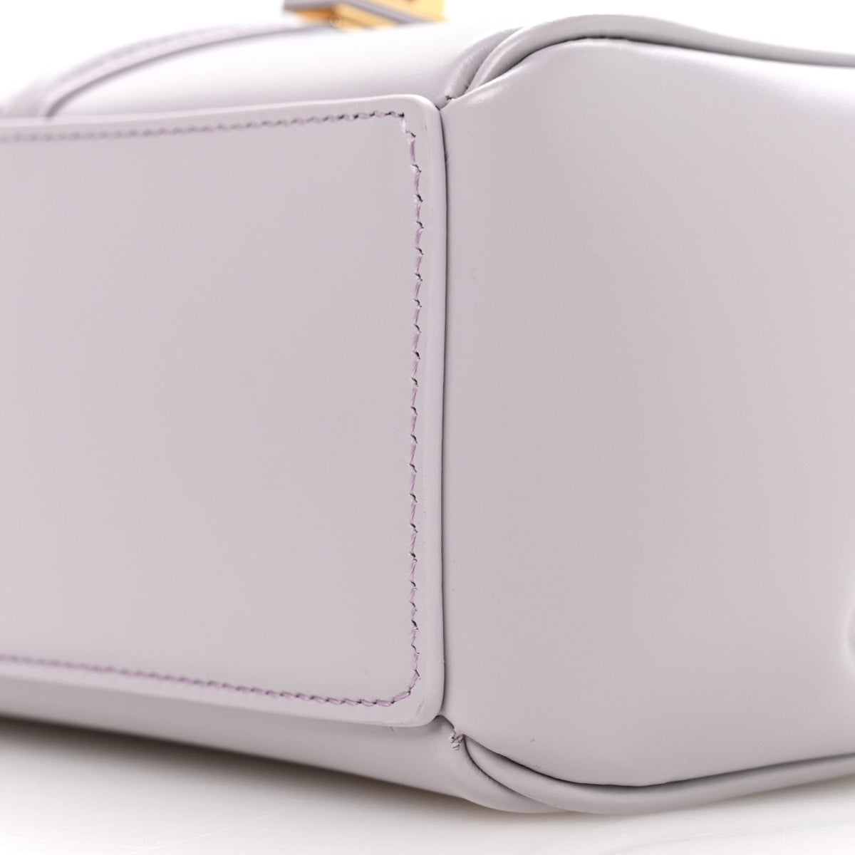 Satinated Calfskin Mini 16 Top Handle Bag Lilac