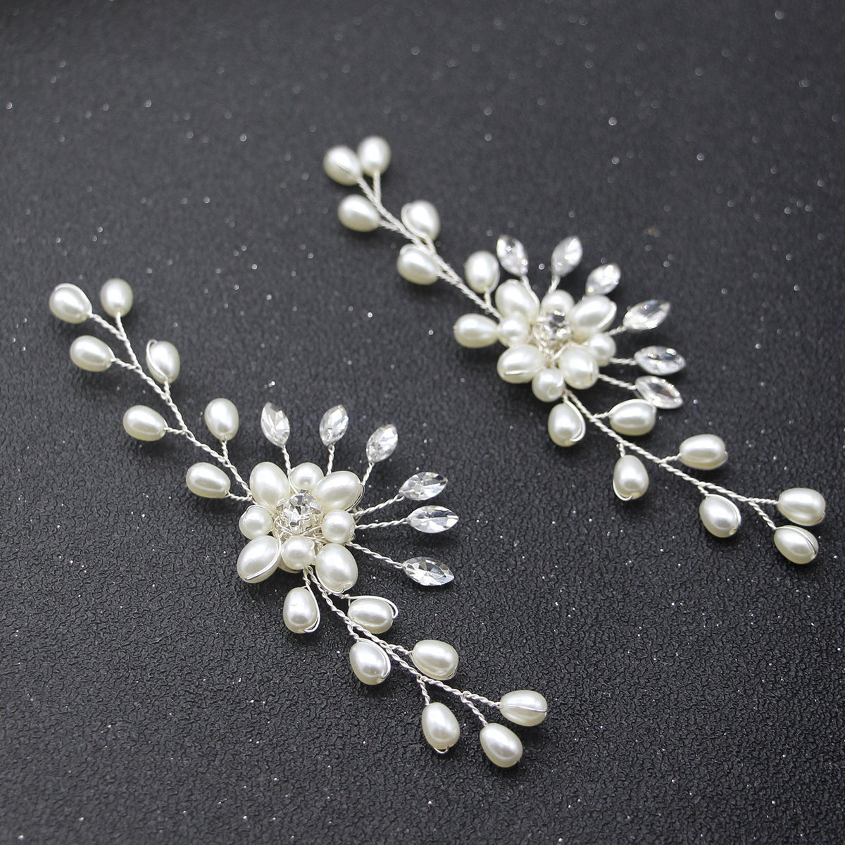 Handmade Pearl Shoe Flowers Wedding Accessories