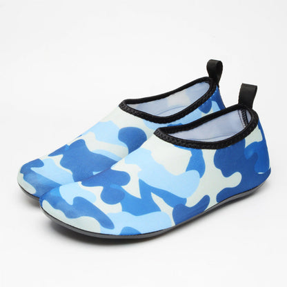 Beach Shoes Antiskid Rubber Thick Sole Skin Sticking Beach Soft Shoes Fitness Yoga Running Outdoor Diving Shoes