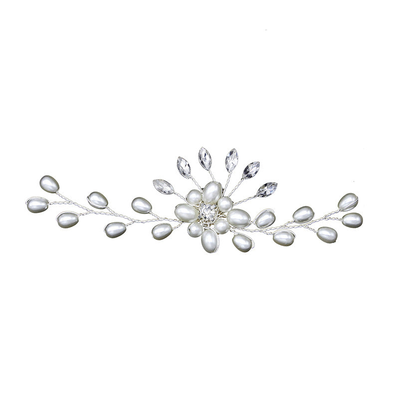 Handmade Pearl Shoe Flowers Wedding Accessories