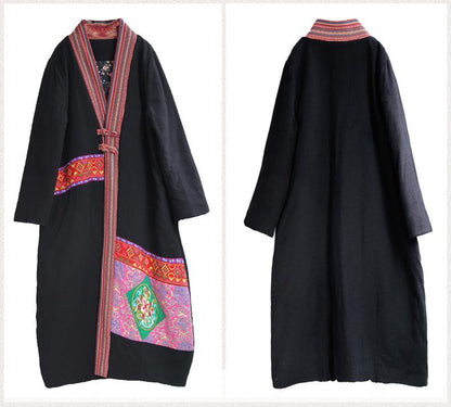 Winter Ethnic Wind Oversize Women'S Cotton-Padded Jackets