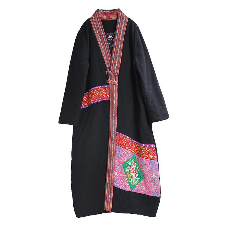 Winter Ethnic Wind Oversize Women'S Cotton-Padded Jackets