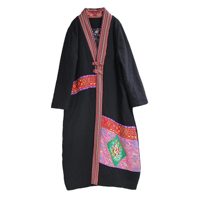 Winter Ethnic Wind Oversize Women'S Cotton-Padded Jackets