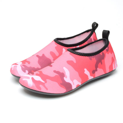 Beach Shoes Antiskid Rubber Thick Sole Skin Sticking Beach Soft Shoes Fitness Yoga Running Outdoor Diving Shoes