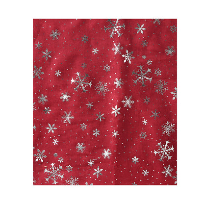 Winter Snowflake Polka Dots Christmas Shawl Scarf