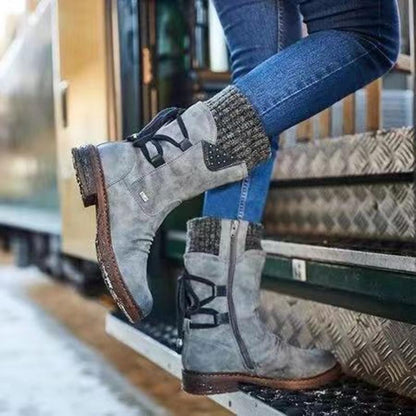 Clearance Boots New Women'S Boots Autumn And Winter Snow Boots Wool Martin Boots No Use Casual Women'S Shoes
