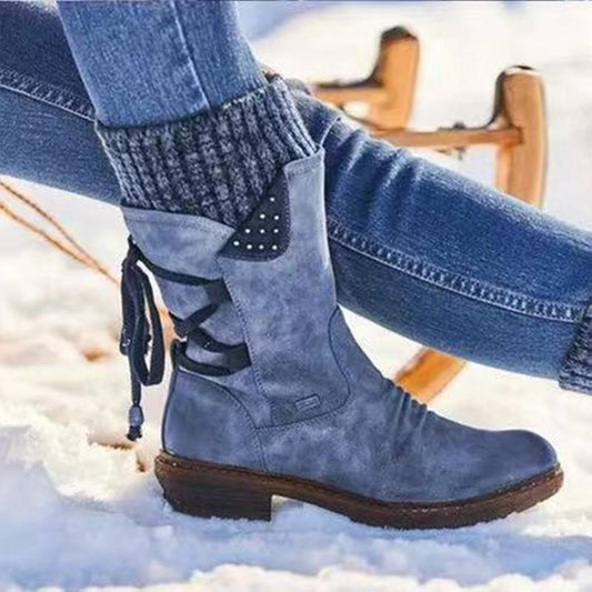 Clearance Boots New Women'S Boots Autumn And Winter Snow Boots Wool Martin Boots No Use Casual Women'S Shoes