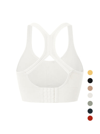 Yoga Vest Breathable Gathers Fitness Professional Bra Sports Underwear Female Shock-Proof Running Bra