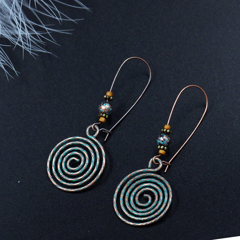 Bohemian Geometric Metal Earrings for Women