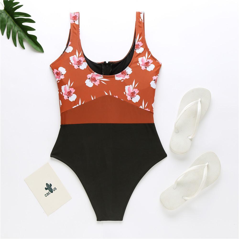 New One-Piece Sweet Girly Swimsuit
