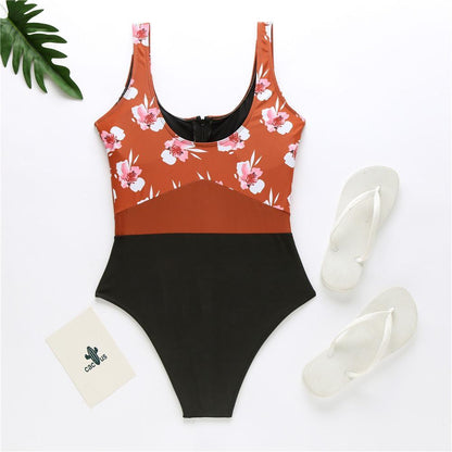 New One-Piece Sweet Girly Swimsuit