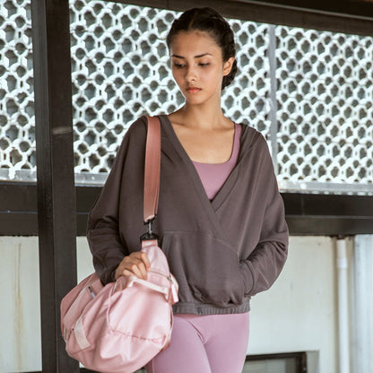 Yoga Sportswear New Solid Color Fitness And Leisure Yoga Clothes Women'S Outdoor Running Sweater Hoodie Long Sleeve Coat