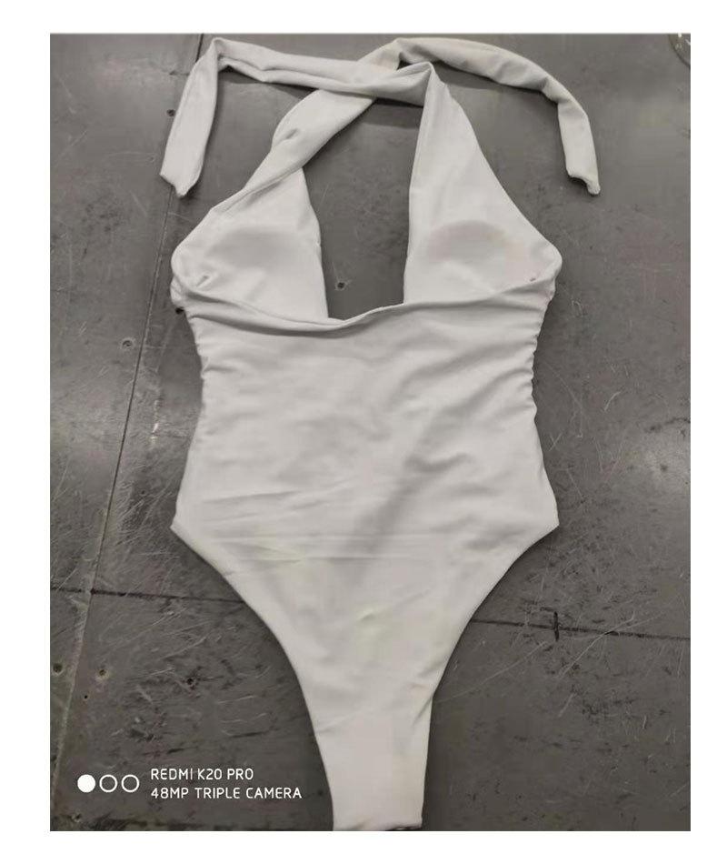 Women'S New Solid One-Piece Sexy Swimsuit