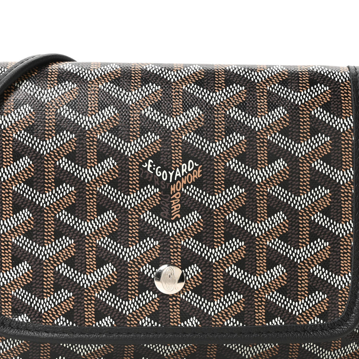 Goyardine Plumet Wallet Clutch Black