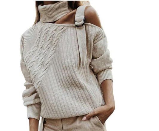 Autumn And Winter Solid Knitwear